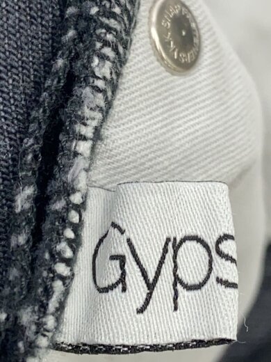 商品画像：ワイドパンツ/36/デニム/BLK/無地/GPST-301// 4