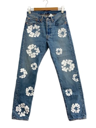 商品画像：×DENIM TEARS/COTTON WREATH CHAINSTITCH JEANS/ボトム/31/デニム 1