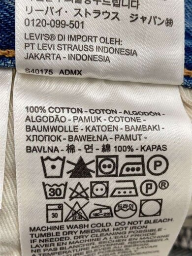 商品画像：×DENIM TEARS/COTTON WREATH CHAINSTITCH JEANS/ボトム/31/デニム 5