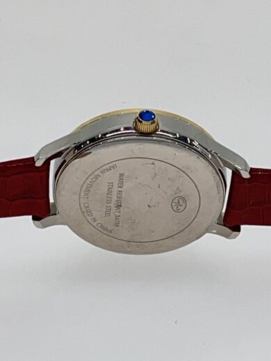 商品画像：クォーツ腕時計/アナログ/レザー/マルチカラー/RED 3