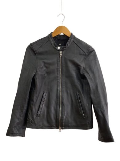 商品画像：シングルライダースジャケット/S/羊革/BLK/HA030006AD 1