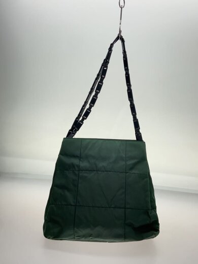 商品画像：トートバッグ/ナイロン/GRN/無地/プラスチックチェーン 3