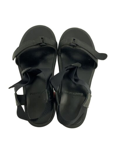 商品画像：BELT SANDALS/履きジワ・ソール減り有/スレ有/サンダル/25cm/BLK// 3