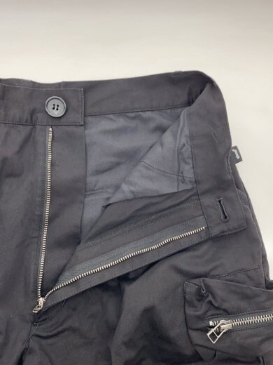 商品画像：Deformed Cropped Sarrouel Pants/S/コットン/BLK/GB0225-P13 3