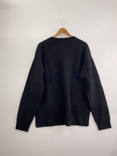 商品画像：ローゲージセーター/4/ウール/BLK 2