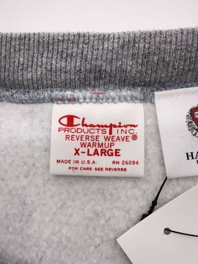 商品画像：スウェット/XL/コットン/GRY/無地/C5-U001 3