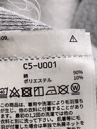 商品画像：スウェット/XL/コットン/GRY/無地/C5-U001 4