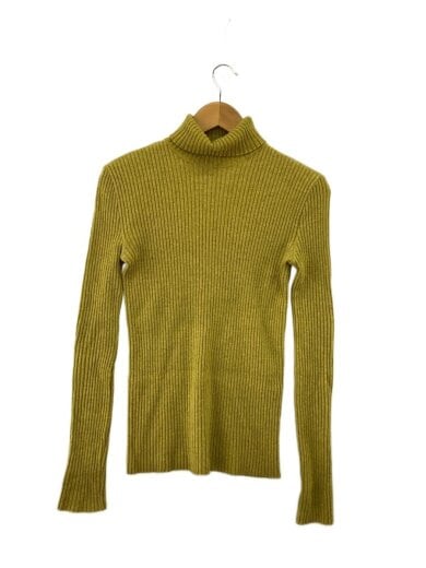 商品画像：イーストバイウエスト期/ハイネックリブニットセーター/--/ウール/YLW 1