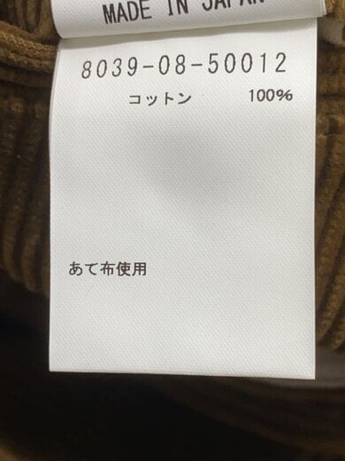 商品画像：オーバーオール/10/コーデュロイ/BRW/8039-08-50012 5