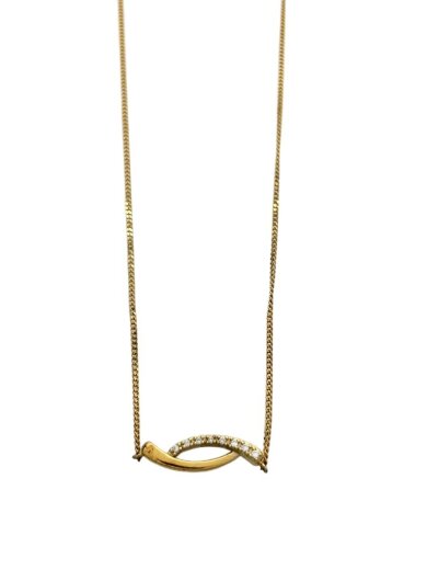 商品画像：ネックレス/SV925/GLD/トップ有/レディース// 1