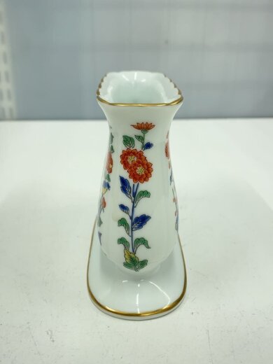 商品画像：ペーパーホルダー/マイセン写し/色絵草花文/インテリア雑貨/WHT 2