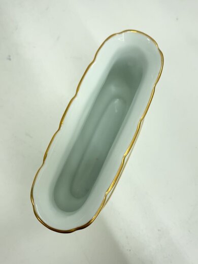 商品画像：ペーパーホルダー/マイセン写し/色絵草花文/インテリア雑貨/WHT 5