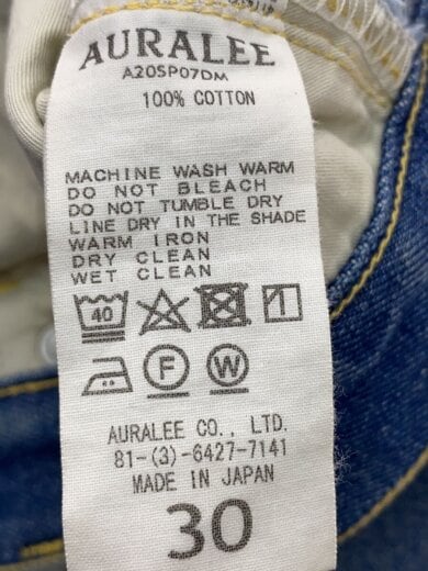 商品画像：WASHED HARD TWIST DENIM 5P PANTS/30/デニム/IDG/A20SP07DM// 5