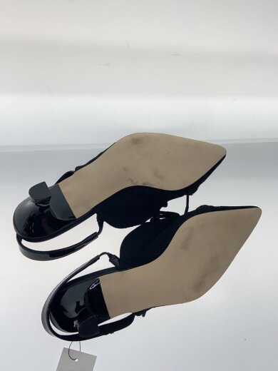 商品画像：ニットレースアップヒールスニーカー/パンプス/S/BLK 4