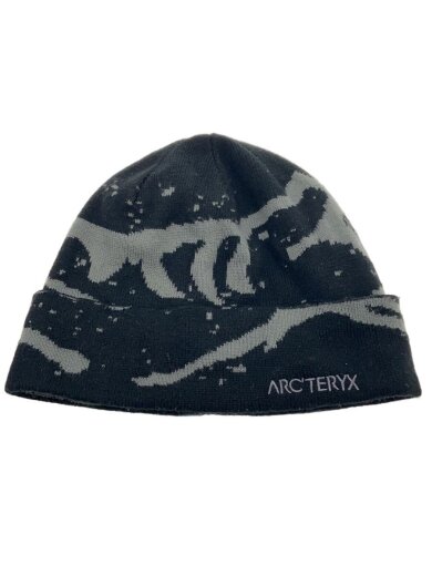 商品画像：GROTTO TOQUE/ニットキャップ/--/ポリエステル/BLK/総柄/メンズ/X000010067 1