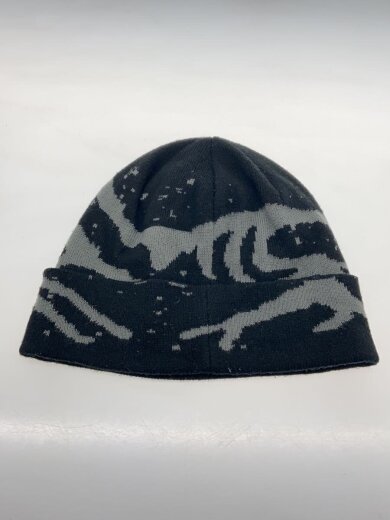 商品画像：GROTTO TOQUE/ニットキャップ/--/ポリエステル/BLK/総柄/メンズ/X000010067 2