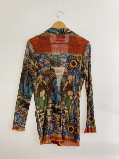 商品画像：90s/MAILLE/Tattoo Print Mesh Jacket/M/ナイロン/マルチカラー/総柄// 2