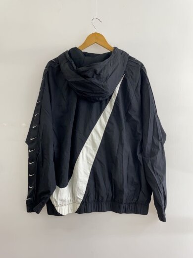 商品画像：SWOOSH WOVEN JACKET/ナイロンジャケット/L/ナイロン/BLK/CD0420-010 2