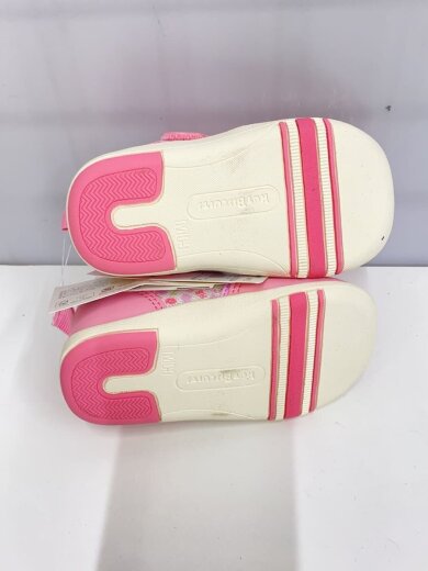 商品画像：キッズ靴/13cm/スニーカー/フェイクレザー/PNK/71-9301-496 4