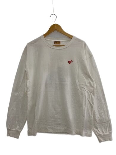 商品画像：長袖Tシャツ/XL/コットン/WHT/HM31CS037// 1