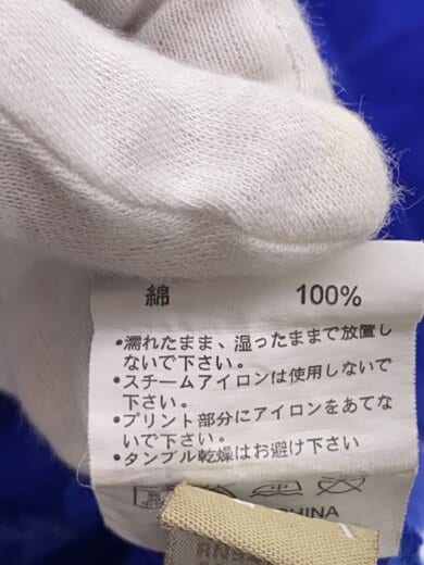 商品画像：長袖Tシャツ/XL/コットン/BLU// 4
