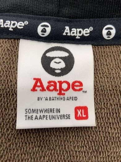 商品画像：ジップパーカー/XL/コットン/BLK/無地/AAPSWM3833XXH// 4