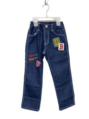 ボトム/130cm/コットン/IDG/無地/63-3203-490