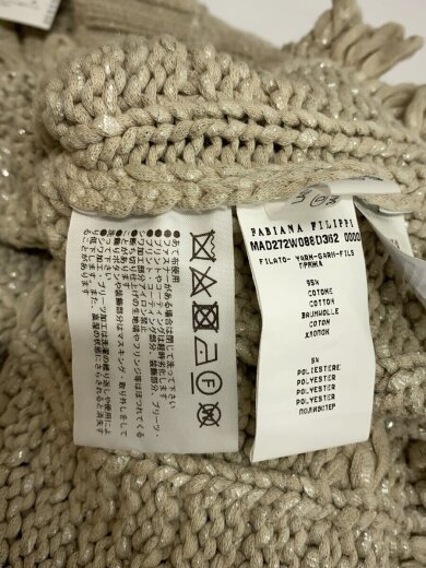 画像：FABIANA FILIPPIニット・セーター(厚手)/4/コットン/BEG4