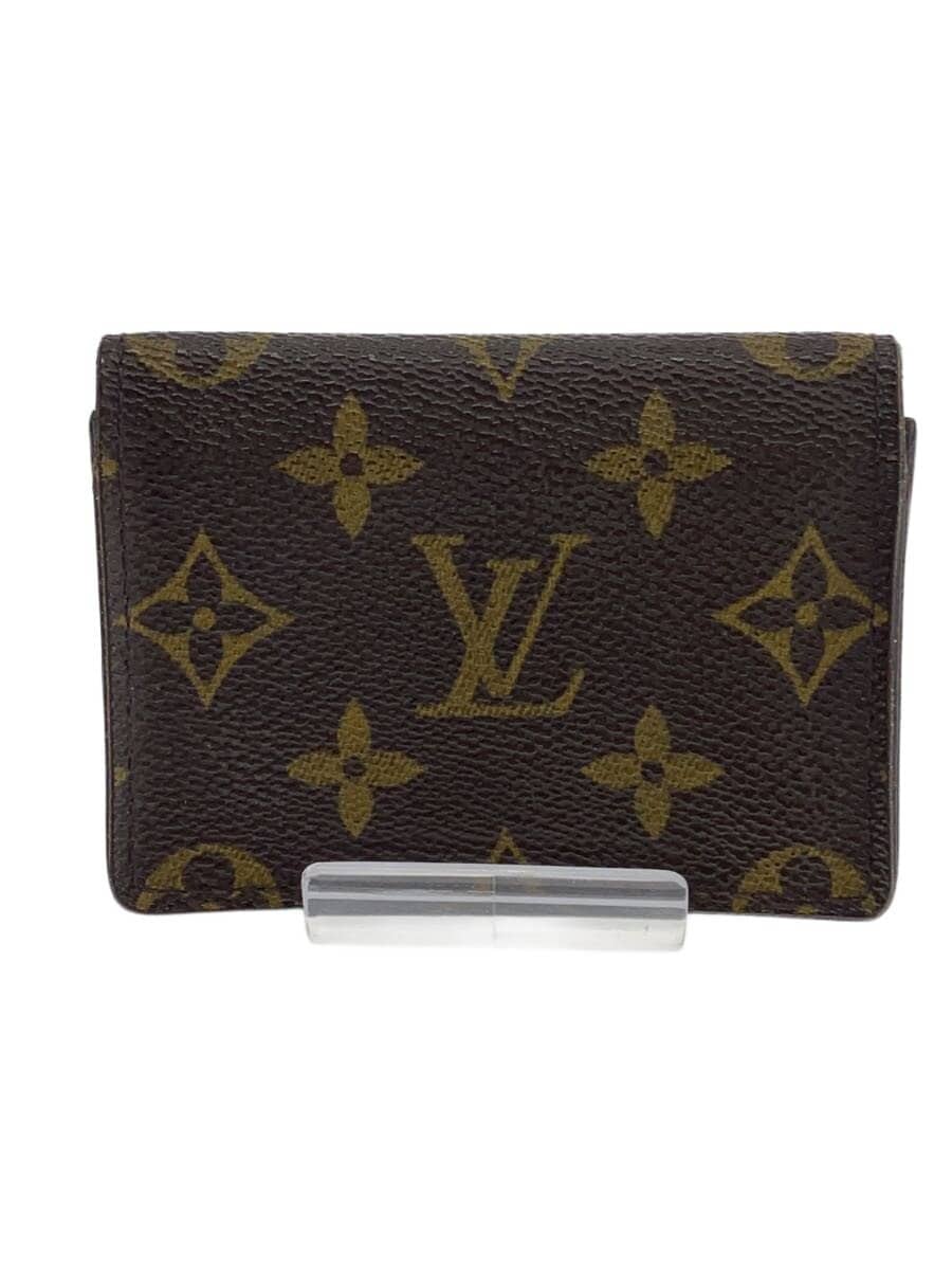 LOUIS VUITTON / アンヴェロップ・カルト・ドゥ・ヴィジット_モノグラム・キャンバス/--/BRW/総柄/メンズ