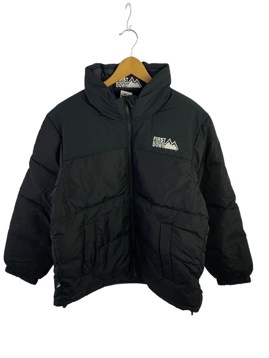 FIRST DOWN / バブルダウンジャケット/M/ポリエステル/BLK/F742001