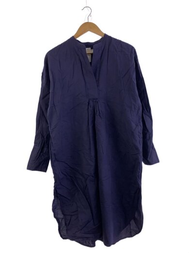 商品画像：長袖ワンピース/--/リネン/NVY/無地/GA26-26M001 1