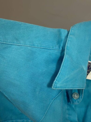 商品画像：長袖シャツ/15.5/ポリエステル/BLU// 6