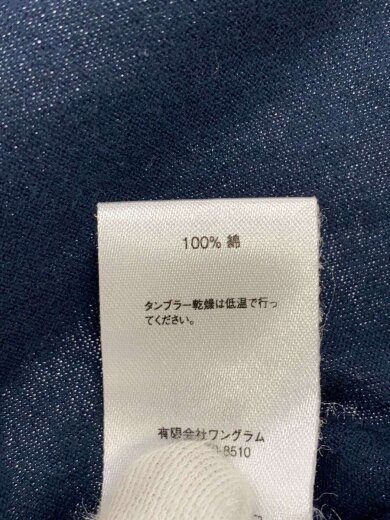 商品画像：Tシャツ/S/コットン/NVY/無地/small box tee 4