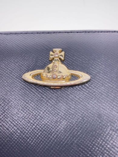 商品画像：2つ折り財布/レザー/BLK/レディース 3