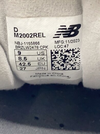 商品画像：M2002/グレー/27cm/GRY 5