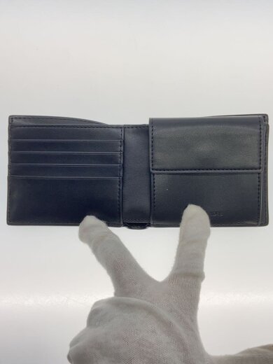 商品画像：2つ折り財布/フェイクレザー/BLK/レディース 4