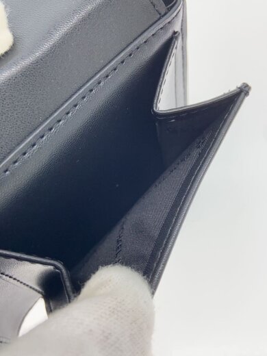 商品画像：2つ折り財布/フェイクレザー/BLK/レディース 5