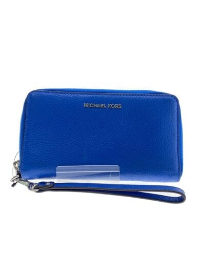 商品画像：長財布/レザー/BLU/無地/レディース/DI-1902 1