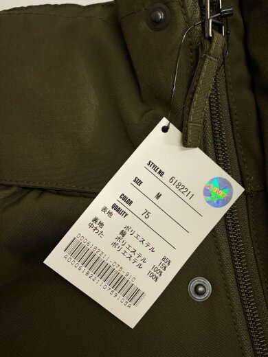 商品画像：ジャケット/M/ポリエステル/KHK/無地/6182211 9