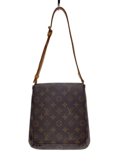 商品画像：ミュゼット・サルサ_モノグラム・キャンバス_ショートショルダー/PVC/BRW 1