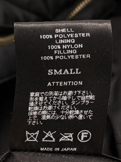 商品画像：ダウンベスト/S/ポリエステル/BLK/無地 4