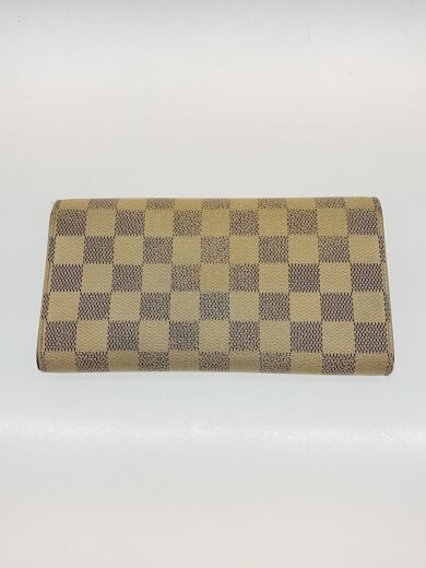 商品画像：1)ポルト・フォイユ・サラ_ダミエ・アズール/PVC/WHT/レディース 2