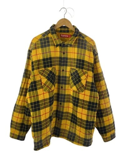 商品画像：ジャケット/XXL/コットン/YLW/チェック/24AW/Quilted Plaid Shirt 1