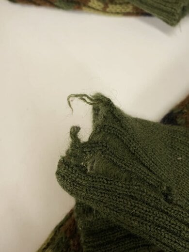 商品画像：ニット・セーター(厚手)/44/ウール/KHK/カモフラ 6