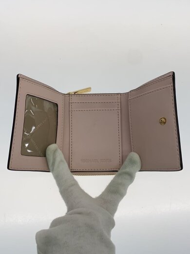 商品画像：3つ折り財布/レザー/WHT/レディース 4