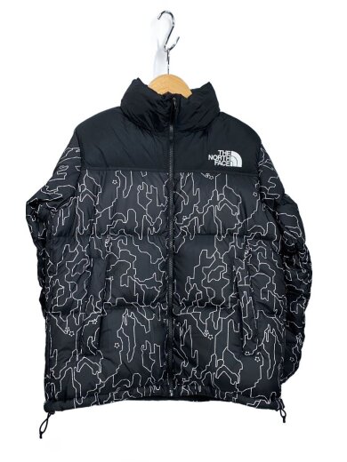 商品画像：ダウンジャケット/M/ナイロン/BLK/総柄/ND92336 1