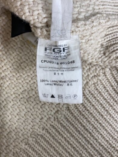 商品画像：ニット・セーター(厚手)/46/ウール/BEG/無地 5