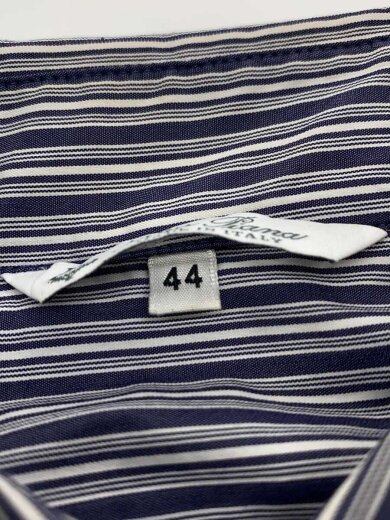 商品画像：長袖シャツ/44/コットン/NVY/ストライプ// 4