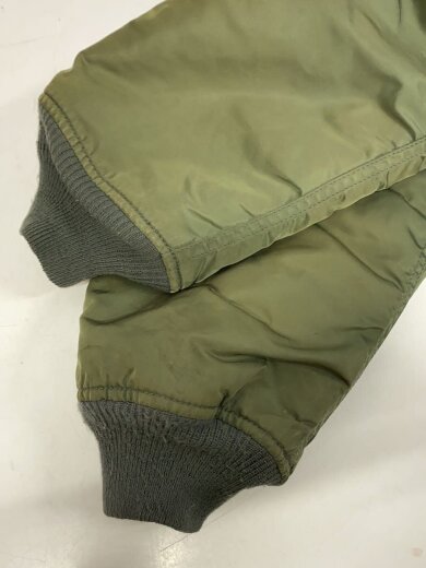 画像：ALPHA INDUSTRIESフライトジャケット/M/ポリエステル/KHK/0615-00-573-83366