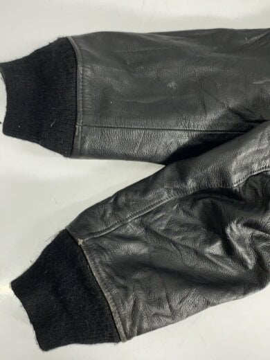 商品画像：レザージャケット・ブルゾン/46/レザー/BLK 4